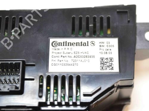 Climate control SUBARU LEGACY V Estate (BR) 2.0 D AWD (BRD) | BP7752928I5 