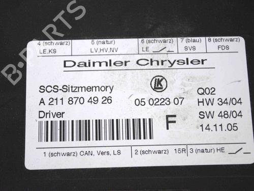 Electronic module MERCEDES-BENZ R-CLASS (W251, V251) R 350 4-matic (251.065, 251.165) | BP14800942M83 