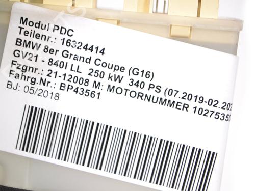 Electronic module BMW 8 Gran Coupe (G16, F93) 840 i | BP28546816M83 