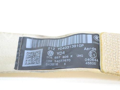 Rear right seatbelt VW PASSAT B6 (3C2) 2.0 TDI 16V | BP7497742I28 