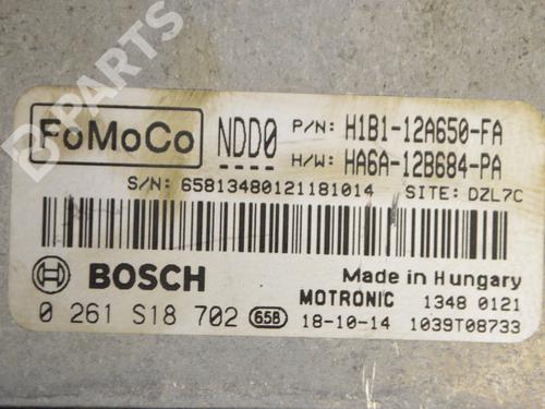 Engine control unit (ECU) FORD FIESTA VII (HJ, HF) 1.0 EcoBoost | BP9113907M57 