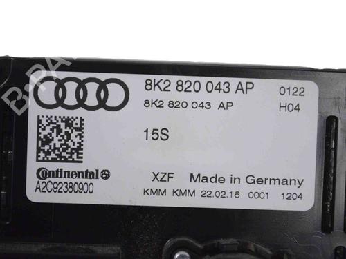 Climate control AUDI Q5 (8RB) SQ5 TDI quattro | BP16022124I5 