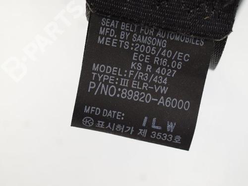 Rear right seatbelt HYUNDAI i30 (GD) 1.6 CRDi | BP7482710I28 