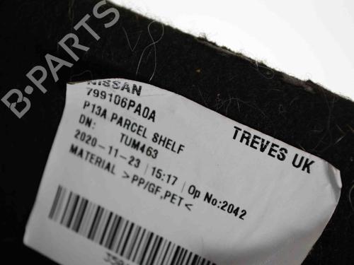 Rear parcel shelf NISSAN JUKE (F16_) DIG-T 117 | BP27824899C85