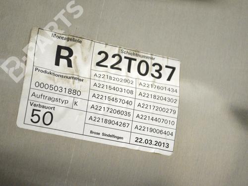 Front right window mechanism MERCEDES-BENZ S-CLASS (W221, V221) S 350 CDI (221.022, 221.122) | BP9297439C23 