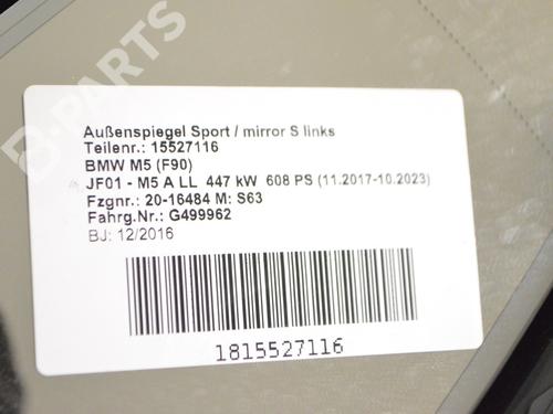 Left mirror MINI MINI Coupe (R58) Cooper | BP7813701C26 