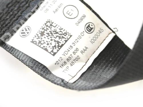 Rear right seatbelt VW SCIROCCO III (137, 138) 1.4 TSI | BP7483015I28 