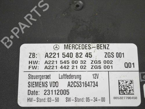 Electronic module MERCEDES-BENZ S-CLASS (W221, V221) S 500 (221.071, 221.171) | BP8863057M83 