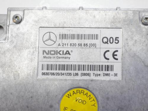 Electronic module MERCEDES-BENZ E-CLASS (W211) E 220 CDI | BP7752916M83 