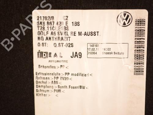 Boot lining VW GOLF VI (5K1) 2.0 GTi | BP14797791I3 
