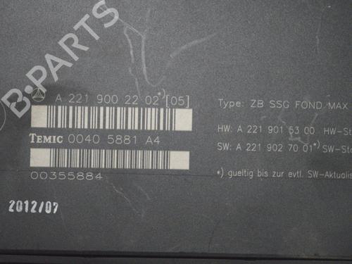 Electronic module MERCEDES-BENZ S-CLASS (W221, V221) S 350 BlueTec (221.026, 221.126) | BP14800130M83 