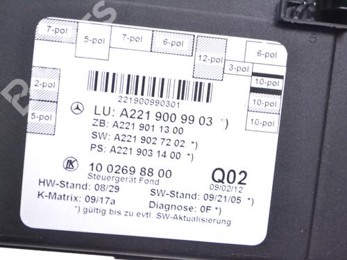 Electronic module MERCEDES-BENZ S-CLASS (W221, V221) S 350 BlueTec (221.026, 221.126) | BP8863628M83 