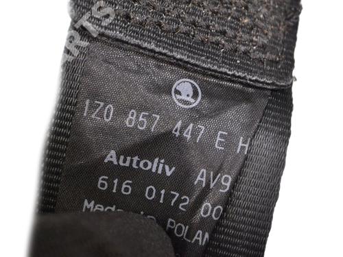 Rear right seatbelt SKODA OCTAVIA II Combi (1Z5) 2.0 TDI 16V 4x4 | BP8627825I28 