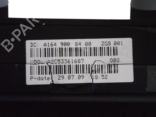 Instrument cluster MERCEDES-BENZ GL-CLASS (X164) GL 350 CDI 4-matic (164.822) | BP16197129C47 