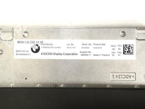 Display monitor BMW 3 Gran Turismo (F34) 320 d xDrive | BP9976506C48 