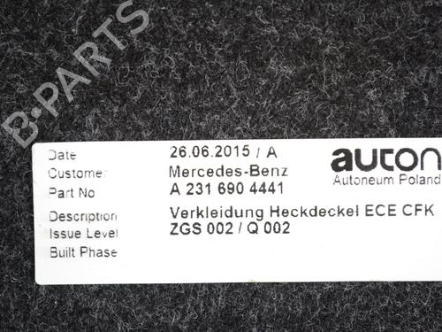 Boot lining MERCEDES-BENZ SL (R231) 400 (231.465) | BP12602892I3 