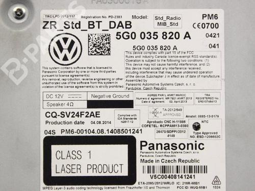 Electronic module VW GOLF VII (5G1, BQ1, BE1, BE2) 1.6 TDI | BP7497702M83 