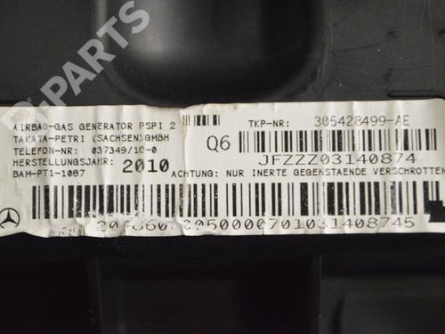 Passenger airbag MERCEDES-BENZ C-CLASS (W204) C 220 CDI (204.002) | BP8866398C10 