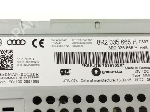 Electronic module AUDI A5 Sportback (8TA) 2.0 TDI | BP14800722M83