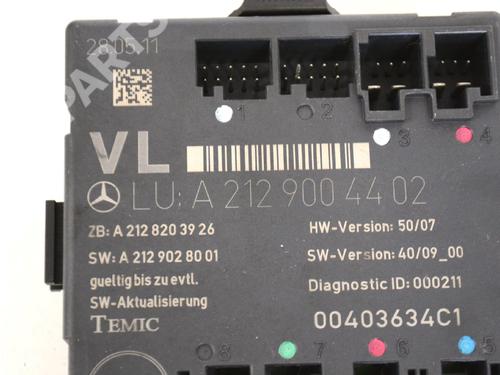 Electronic module MERCEDES-BENZ C-CLASS (W204) C 220 CDI (204.002) | BP7699901M83 