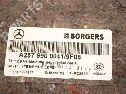 Boot lining MERCEDES-BENZ CLS (C257) AMG CLS 53 EQ Boost 4-Matic+ (257.361) | BP27821618I3 
