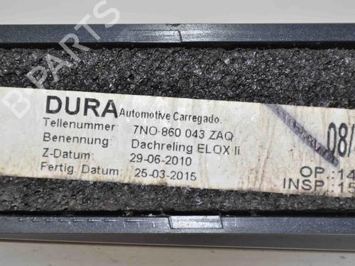 Roof bar VW SHARAN (7N1, 7N2) 2.0 TSI | BP7496803C65 