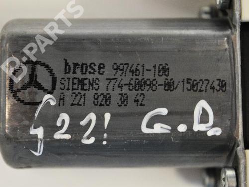 Right rear window motor MERCEDES-BENZ S-CLASS (W221, V221) S 320 CDI (221.022, 221.122) | BP7493582E22 