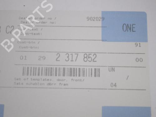 Rubber door seal BMW 3 (F30, F80) 328 i xDrive | BP16315671C142