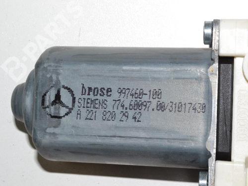 Left rear window motor MERCEDES-BENZ S-CLASS (W221, V221) S 350 (221.056, 221.156) | BP7496928E23 