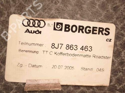 Luggage compartment floor AUDI TT Roadster (8J9) 2.0 TFSI | BP14799622I33 