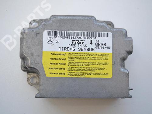 Used ECU airbags ECU airbags MERCEDES-BENZ A-CLASS (W169) A 150 (169.031, 169.331) (95 hp) 7496210 7496210