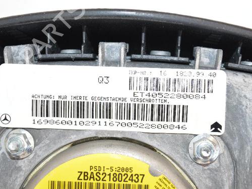 Driver airbag MERCEDES-BENZ A-CLASS (W169) A 150 (169.031, 169.331) | BP7496211C9 
