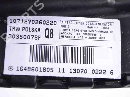Right seat airbag MERCEDES-BENZ S-CLASS (W221, V221) S 350 CDI (221.022, 221.122) | BP11684205C14 