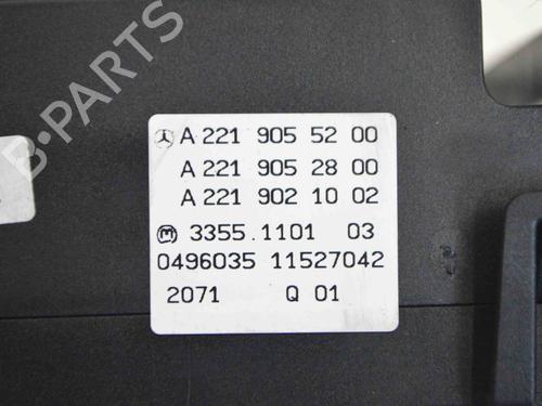 Climate control MERCEDES-BENZ S-CLASS (W221, V221) S 350 BlueTec (221.026, 221.126) | BP7750553I5 