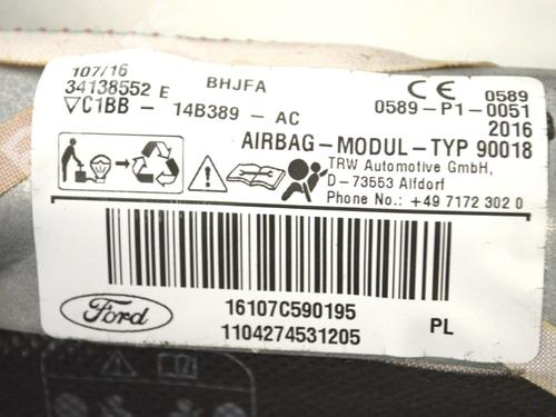 Right curtain airbag FORD FIESTA VI (CB1, CCN) 1.0 EcoBoost | BP9657351C12 