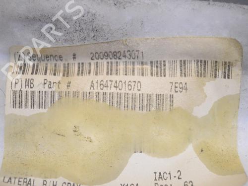 Boot lining MERCEDES-BENZ GL-CLASS (X164) GL 350 CDI 4-matic (164.822) | BP16197272I3 