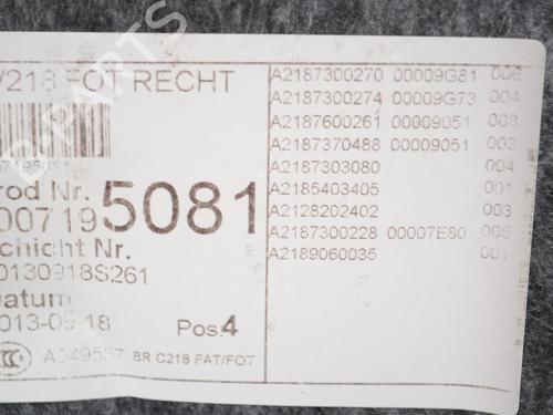 Rear right panel MERCEDES-BENZ CLS (C218) CLS 250 CDI / BlueTEC / d (218.303, 218.304) | BP18314575C61 