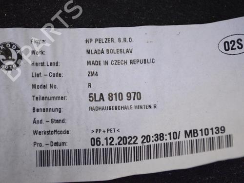 Wheel arch SKODA ENYAQ iV SUV (5AZ) 50 | BP27826206C56 