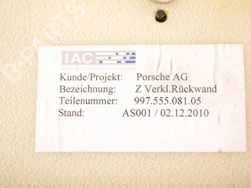 Luggage compartment floor PORSCHE 911 Convertible (997) 3.6 Carrera | BP14772183I33 