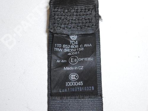 Rear right seatbelt VW TOURAN (1T1, 1T2) 1.9 TDI | BP7497368I28 