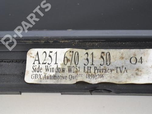 Rear left quarter glass MERCEDES-BENZ R-CLASS (W251, V251) R 320 CDI 4-matic (251.022, 251.122) | BP8828959C93 