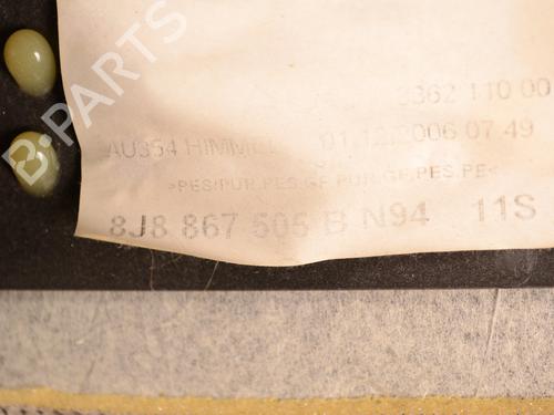 Interior roof AUDI TT (8J3) 2.0 TFSI | BP14777134I12 
