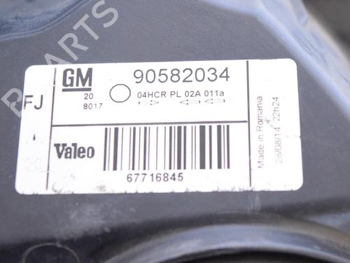 Right headlight OPEL ZAFIRA A MPV (T98) 2.0 DTI 16V (F75) | BP10535776C29 