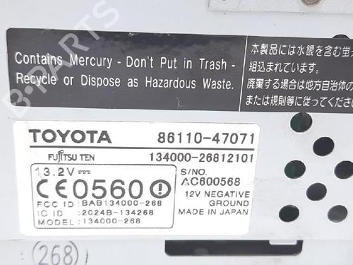 Display TOYOTA PRIUS Liftback (_W2_) 1.5 Hybrid (NHW20_, NHW20R) | BP27946515C48 