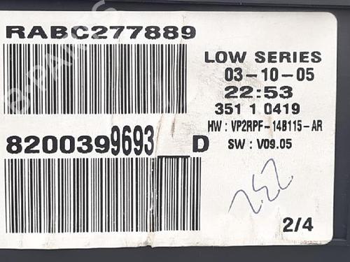 Instrument cluster RENAULT MEGANE II (BM0/1_, CM0/1_) 1.5 dCi (BM1E, CM1E) | BP27949882C47 