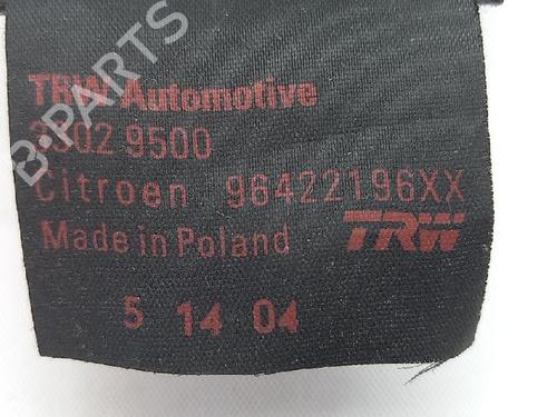 Front right seatbelt CITROËN C2 (JM_) 1.4 HDi | BP27963640I25