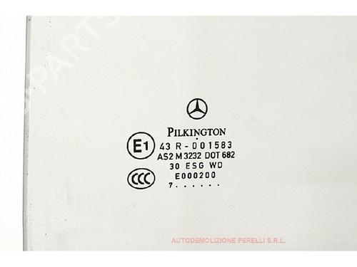 Rear left door window MERCEDES-BENZ A-CLASS (W169) A 180 CDI (169.007, 169.307) | BP27940105C20 