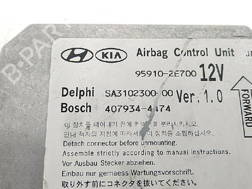 ECU airbags HYUNDAI TUCSON (JM) 2.0 CRDi | BP27939943M53 