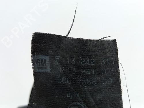 Rear left seatbelt OPEL ZAFIRA / ZAFIRA FAMILY B (A05) 1.6 CNG (M75) | BP27961102I29 