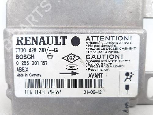 ECU airbags RENAULT CLIO II (BB_, CB_) 1.2 (BB0A, BB0F, BB10, BB1K, BB28, BB2D, BB2H, CB0A,... | BP27951016M53 